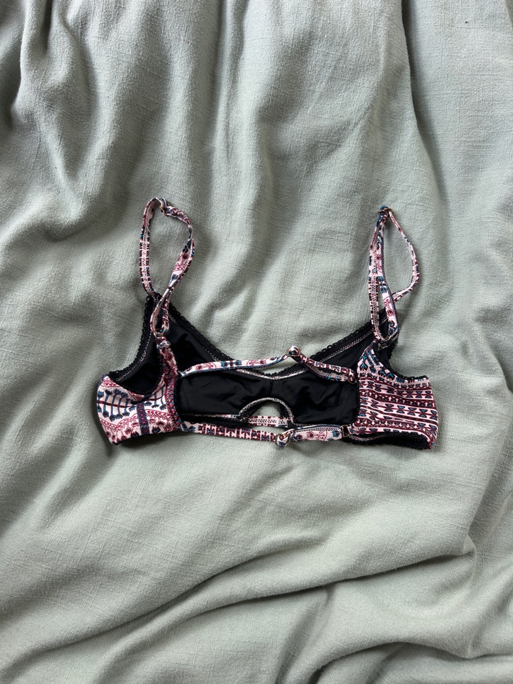 Free People Patterned Bikini Top - Picture 2 of 2
